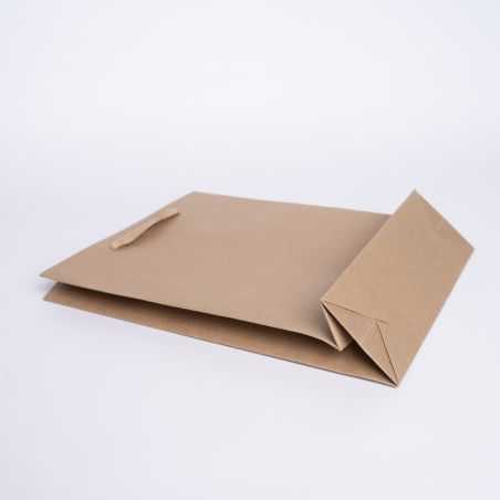 Sac papier personnalisé Noblesse Plastifié 28x8x32 CM | SAC PAPIER NOBLESSE PLASTIFIÉ | IMPRESSION EN SÉRIGRAPHIE SUR UNE FAC...