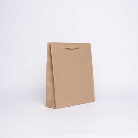 Sac papier personnalisé Noblesse Plastifié 28x8x32 CM | SAC PAPIER NOBLESSE PLASTIFIÉ | IMPRESSION EN SÉRIGRAPHIE SUR UNE FAC...