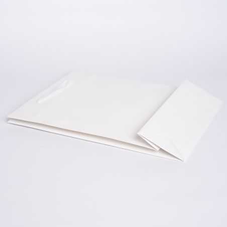 Sac papier personnalisé Noblesse Plastifié 28x8x32 CM | SAC PAPIER NOBLESSE PLASTIFIÉ | IMPRESSION EN SÉRIGRAPHIE SUR UNE FAC...