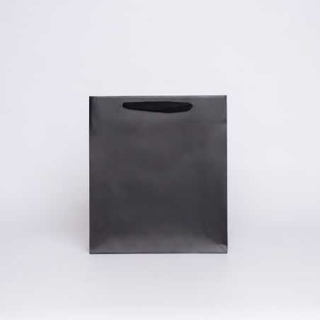 Sac papier personnalisé Noblesse Plastifié 28x8x32 CM | SAC PAPIER NOBLESSE PLASTIFIÉ | IMPRESSION EN SÉRIGRAPHIE SUR DEUX FA...