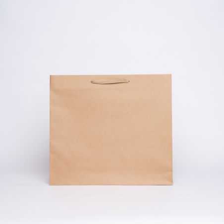 Sac papier personnalisé Noblesse Plastifié 42x11x38 CM | SAC PAPIER NOBLESSE PLASTIFIÉ | IMPRESSION EN SÉRIGRAPHIE SUR DEUX F...