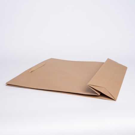 Sac papier personnalisé Noblesse Plastifié 42x11x38 CM | SAC PAPIER NOBLESSE PLASTIFIÉ | IMPRESSION EN SÉRIGRAPHIE SUR DEUX F...