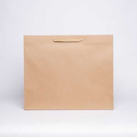 Sac papier personnalisé Noblesse Plastifié 42x11x38 CM | SAC PAPIER NOBLESSE PLASTIFIÉ | IMPRESSION EN SÉRIGRAPHIE SUR UNE FA...