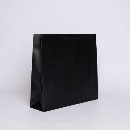 Sac papier personnalisé Noblesse Plastifié 42x11x38 CM | SAC PAPIER NOBLESSE PLASTIFIÉ | IMPRESSION EN SÉRIGRAPHIE SUR UNE FA...