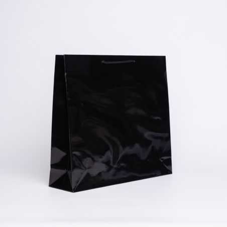 Sac papier personnalisé Noblesse Plastifié 42x11x38 CM | SAC PAPIER NOBLESSE PLASTIFIÉ | IMPRESSION EN SÉRIGRAPHIE SUR UNE FA...