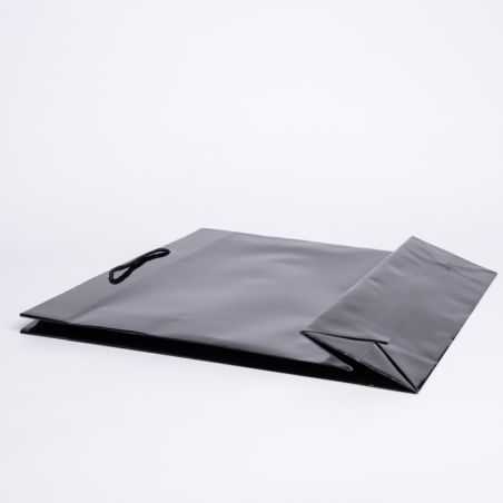 Sac papier personnalisé Noblesse Plastifié 42x11x38 CM | SAC PAPIER NOBLESSE PLASTIFIÉ | IMPRESSION EN SÉRIGRAPHIE SUR DEUX F...