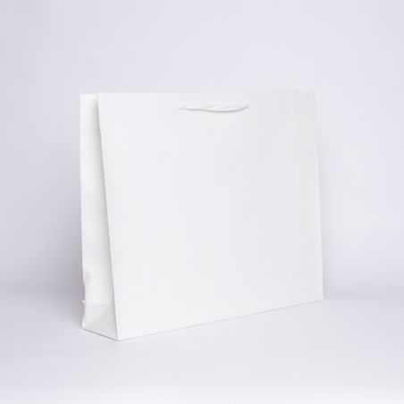 Sac papier personnalisé Noblesse Plastifié 54x12x45 CM | SAC PAPIER NOBLESSE PLASTIFIÉ | IMPRESSION EN SÉRIGRAPHIE SUR UNE FA...