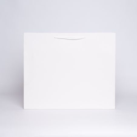 Sac papier personnalisé Noblesse Plastifié 54x12x45 CM | SAC PAPIER NOBLESSE PLASTIFIÉ | IMPRESSION EN SÉRIGRAPHIE SUR DEUX F...