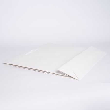 Sac papier personnalisé Noblesse Plastifié 54x12x45 CM | SAC PAPIER NOBLESSE PLASTIFIÉ | IMPRESSION EN SÉRIGRAPHIE SUR DEUX F...