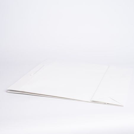 Sac papier personnalisé Noblesse Plastifié 54x12x45 CM | SAC PAPIER NOBLESSE PLASTIFIÉ | IMPRESSION EN SÉRIGRAPHIE SUR DEUX F...