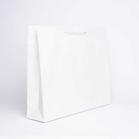 Sac papier personnalisé Noblesse Plastifié 54x12x45 CM | SAC PAPIER NOBLESSE PLASTIFIÉ | IMPRESSION EN SÉRIGRAPHIE SUR DEUX F...
