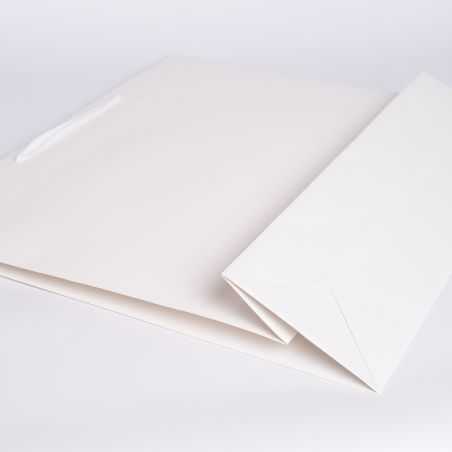 Sac papier personnalisé Noblesse Plastifié 59x15x47 CM | SAC PAPIER NOBLESSE PLASTIFIÉ | IMPRESSION EN SÉRIGRAPHIE SUR DEUX F...