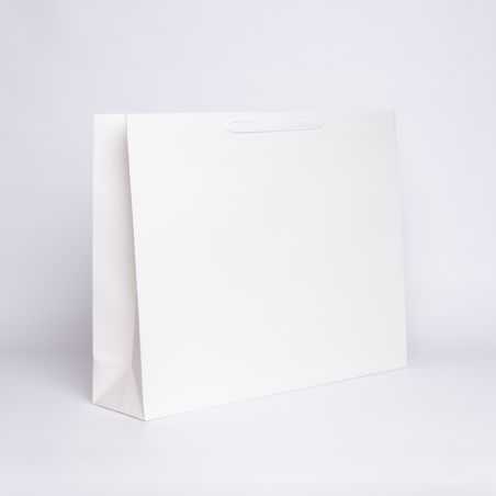 Sac papier personnalisé Noblesse Plastifié 59x15x47 CM | SAC PAPIER NOBLESSE PLASTIFIÉ | IMPRESSION EN SÉRIGRAPHIE SUR DEUX F...