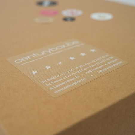 Sticker personnalisé 6,5x3,5 CM | STICKER | IMPRESSION À CHAUD