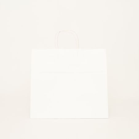 Sac papier personnalisé Safari 18x8x22 CM | SAC PAPIER SAFARI | IMPRESSION FLEXO EN DEUX COULEURS SUR ZONES PRÉDÉFINIES SUR L...