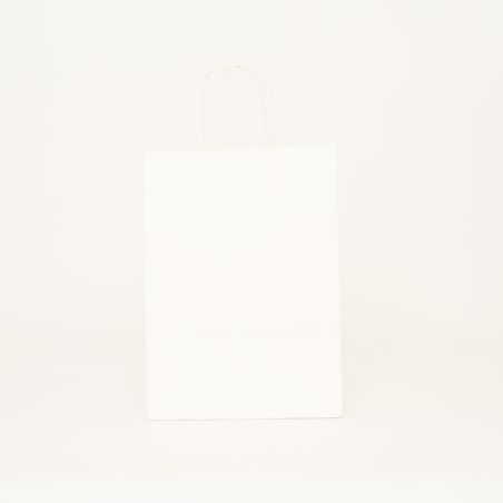 Sac papier personnalisé Safari 14x8x39 CM | SAC PAPIER SAFARI | IMPRESSION FLEXO EN DEUX COULEURS SUR ZONES PRÉDÉFINIES SUR L...