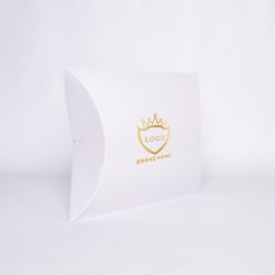 Customized Personalized pillow box Berlingot 55x38x10 CM | PILLOW GIFT BOX| HOT FOIL STAMPING