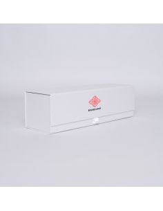 Boîte aimantée personnalisée Bottlebox 10X33X10 CM | BOTTLE BOX | BOÎTE POUR 1 BOUTEILLE | IMPRESSION EN SÉRIGRAPHIE SUR UNE ...