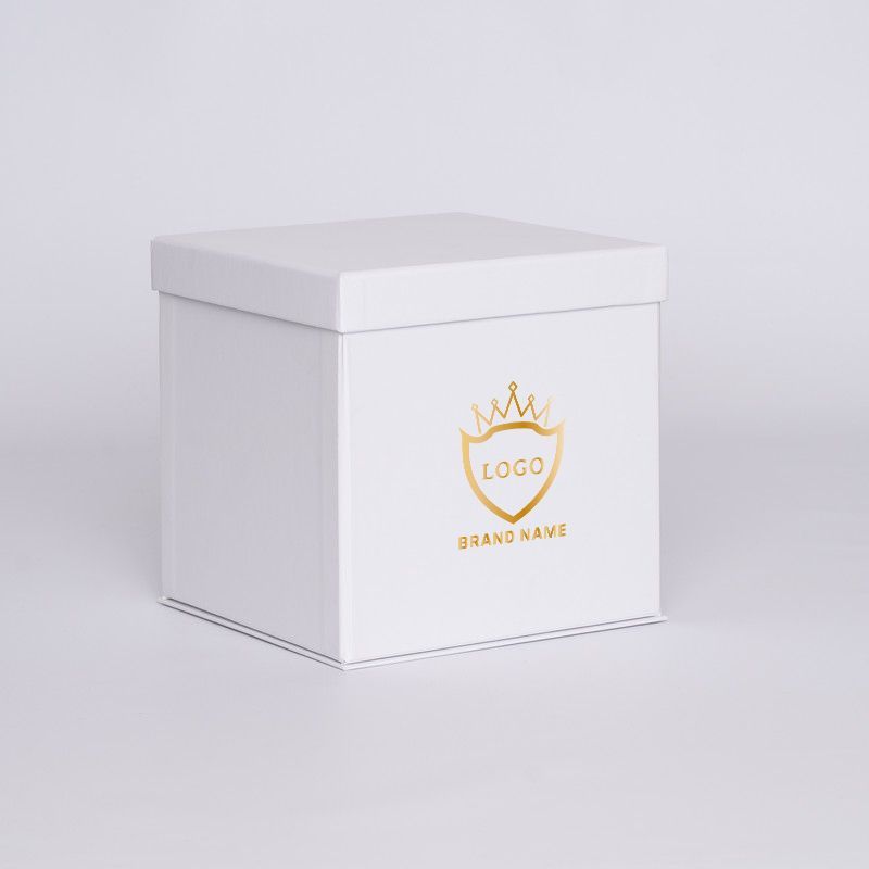 Scatola personalizzata Flowerbox 25x25x25 CM | FLOWERBOX |STAMPA A CALDO