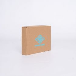 Postpack Kraft personalizable 16,5x12,5x3 CM | POSTPACK | IMPRESIÓN SERIGRÁFICA DE UN LADO EN UN COLOR