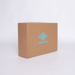 Postpack Kraft personalizable 34x24x10,5 CM | POSTPACK | IMPRESIÓN SERIGRÁFICA DE UN LADO EN UN COLOR