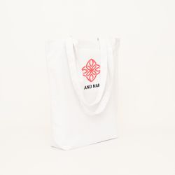 Sac coton réutilisable personnalisé avec poche 38x42 CM | TOTE BAG POCKET EN COTON | IMPRESSION EN SÉRIGRAPHIE SUR DEUX FACES...