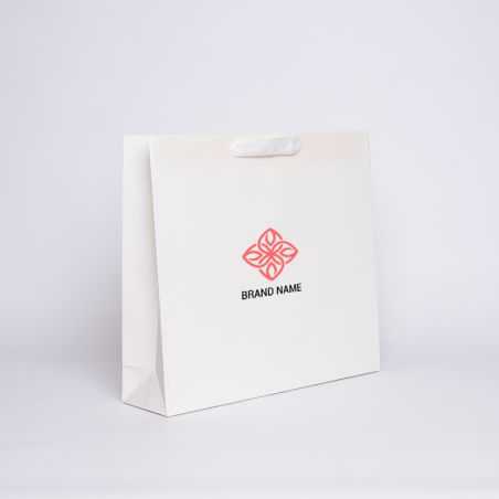 Sac papier personnalisé Noblesse Plastifié 42x11x38 CM | SAC PAPIER NOBLESSE PLASTIFIÉ | IMPRESSION EN SÉRIGRAPHIE SUR DEUX F...