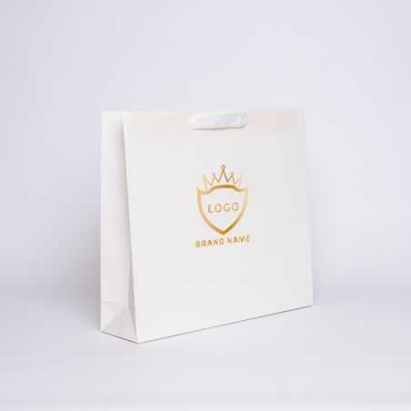 Sac papier personnalisé Noblesse Plastifié 42x11x38 CM | SAC PAPIER NOBLESSE PLASTIFIÉ | IMPRESSION EN SÉRIGRAPHIE SUR DEUX F...