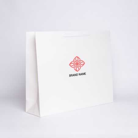 Sac papier personnalisé Noblesse Plastifié 59x15x47 CM | SAC PAPIER NOBLESSE PLASTIFIÉ | IMPRESSION EN SÉRIGRAPHIE SUR UNE FA...