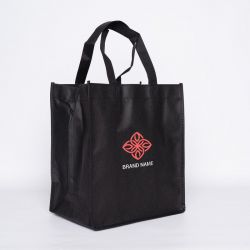 Customized Customized non-woven bottle bag 28x20x33 CM | NON-WOVEN TNT LUS BOTTLE BAG | SCREEN PRINTING ON TWO SIDES IN TWO C...