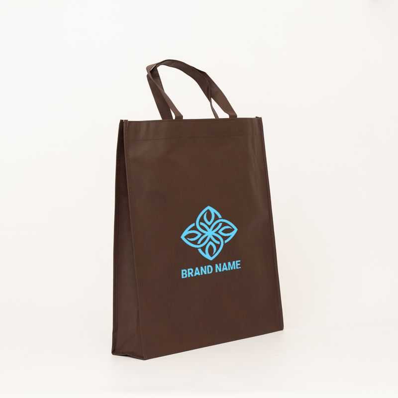 Sac en tissu non tissé personnalisé 40x10x45 CM | SAC LUS NON TISSÉ TNT | IMPRESSION EN SÉRIGRAPHIE SUR DEUX FACES EN UNE COU...