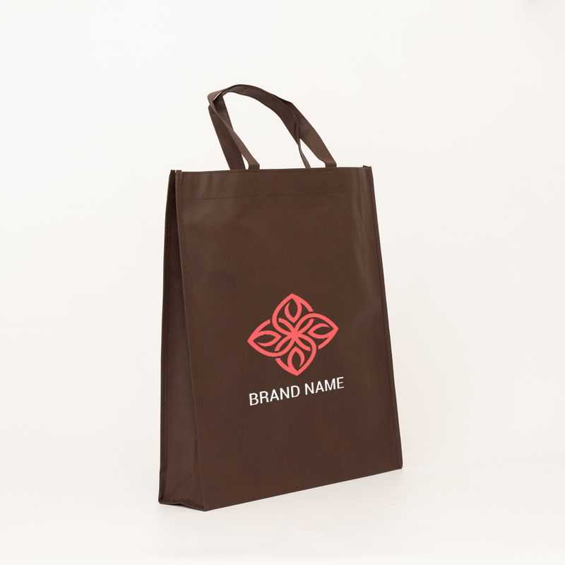 Sac en tissu non tissé personnalisé 40x10x45 CM | SAC LUS NON TISSÉ TNT | IMPRESSION EN SÉRIGRAPHIE SUR UNE FACE EN DEUX COUL...