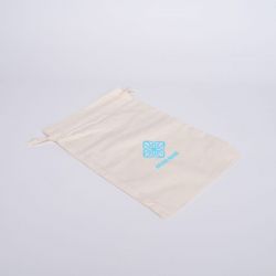 Customized Personalized cotton pouch 20x30 CM | COTTON POUCH | SCREEN PRINTING ON ONE SIDE IN ONE COLOUR