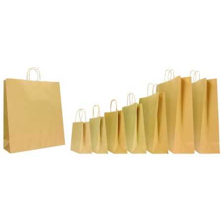 54x14x45 CM 54x14x45 CM | PAPER BAG SAFARI | FLEXO PRINTING IN ONE COLOR ON PRE-DEFINED AREAS ON BOTH SIDES