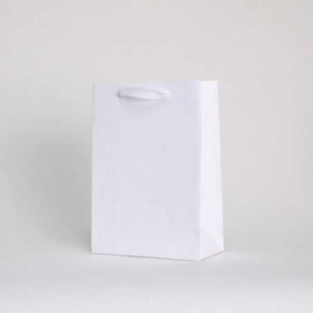 Sacs avec poignées de corde ou en ruban Sac papier Noblesse plastifié