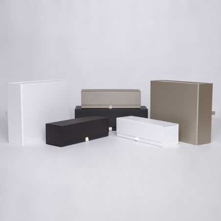 Boîte aimantée personnalisée Bottlebox Boîte 3x bouteilles standards