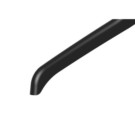 Cintres anti-plis | Épaules antidérapantes et crochet chromé | Noir | Taille 38-45 cm