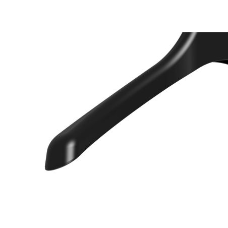 Cintre EQ Premium | Épaules larges | Crochets chromés intégrés | Noir | 42, 49 cm