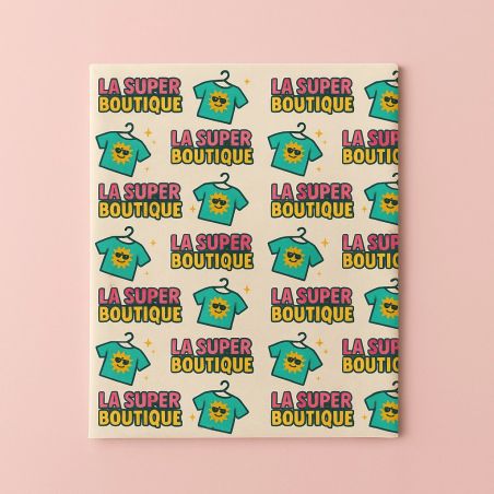 Papier cadeau personnalisé