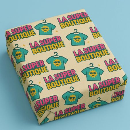 Papier cadeau personnalisé