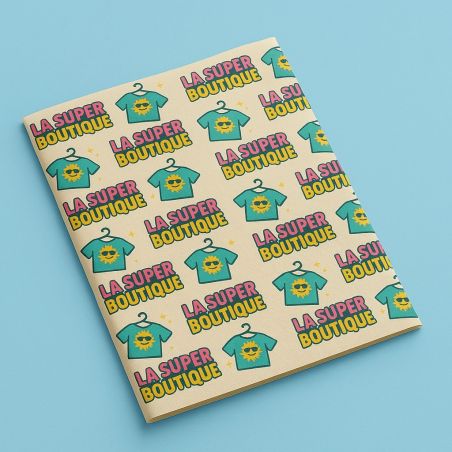 Papier cadeau personnalisé