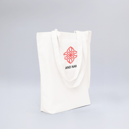 SAC COTON | 38x42 CM | TOTE BAG AVEC POCHETTE