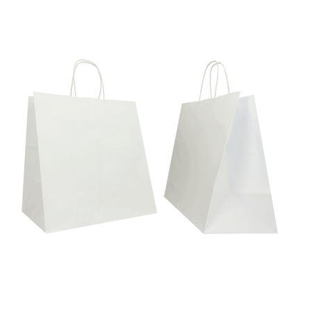 SAC PAPIER SAFARI COLORÉ AVEC POIGNÉES TORSADÉES