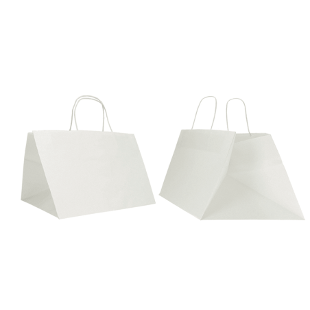 SAC PAPIER SAFARI COLORÉ AVEC POIGNÉES TORSADÉES