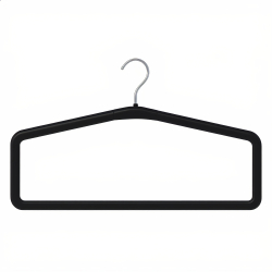 Cintre rectangulaire à cadre fermé | 46X2,4 CM | Black...