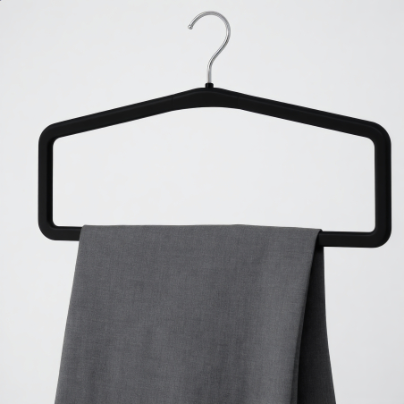 Cintre rectangulaire à cadre fermé | 46X2,4 CM | Black |CUR46PP