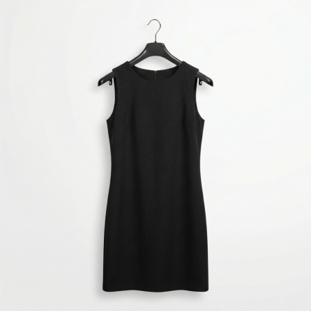 Cintre supérieur en plastique | Poignée antidérapante | Noir | Tailles : 42 à 49 cm