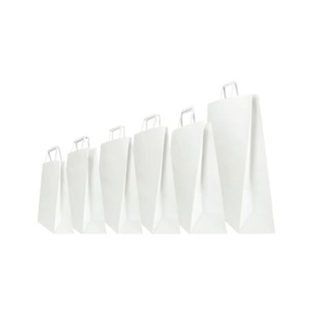SAC PAPIER  POIGNÉE PLATE | 32X16X44