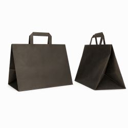 SAC PAPIER  POIGNÉE PLATE | 32X22X24