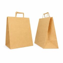 SAC PAPIER  POIGNÉE PLATE | 36X32X36